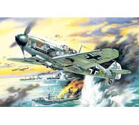 Messerschmitt Bf 109F-4/B, WWII German Fighter-Bomber 1:48 Plastic Model Kit ICM