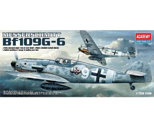 Messerschmitt BF109G-6 1:72 Plastic Model Kit Academy
