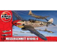Messerschmitt Bf109G-6 Airfix Classic Kit Model Plane Aircraft 1:72 Scale 41pcs