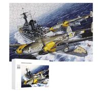 Messerschmitt BF110 D3 Decorative Wooden Puzzle, 300 PCS - New Year Party Activity; for Couples, Friends And Family