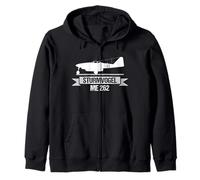 Messerschmitt ME 262 Sturmvogel German Warbird Airplane Zip Hoodie