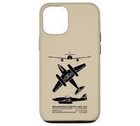 Messerschmitt Me 262 WW2 Jet Plane Silhouettes Case for iPhone 12/12 Pro
