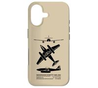 Messerschmitt Me 262 WW2 Jet Plane Silhouettes Case for iPhone 17