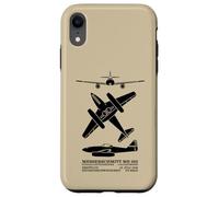 Messerschmitt Me 262 WW2 Jet Plane Silhouettes Case for iPhone XR