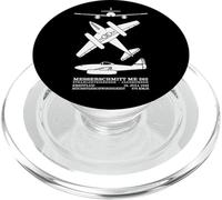 Messerschmitt Me 262 WW2 Jet Plane Silhouettes PopSockets PopGrip for MagSafe