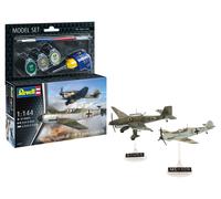 Messerschmitt Me109 And Stuka Twin Model Kit Set By Revell Scale 1:144 R63770