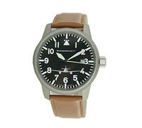 Messerschmitt me262 m - Wristwatch Men's, Leather Strap Brown
