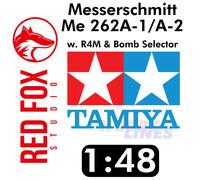 Messerschmitt Me262A-1/A-2 with R4M + Bomb Selector 1:48 Tamiya kit RFSQS-48065
