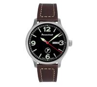Messerschmitt Men's Watch for Aviator DayDate Brown/Black ME-6332-DD1
