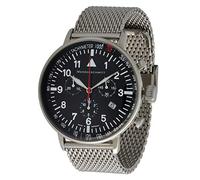 Messerschmitt Pilot Watch Quartz Chronograph ME-755 Tachymeter Lynette Schweize Quartz Ronda 5030D Movement (Milanaise)