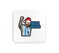 Messi Christmas football footy xmas festive christmas trending coaster drinks mat drinks coaster tea coffee cute fun funny pretty aesthetic