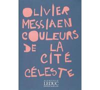 Messiaen Couleurs de la Cite Cleste in 8 Bl917 Orchestra Score