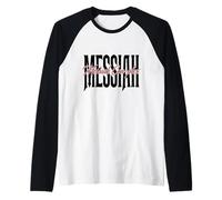 Messiah Con-plex Parody Typography Minimalist Raglan Baseball Tee