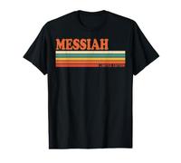 Messiah Retro Personalized First Name Vintage Stripes Value Graphic T-Shirt