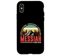 MESSIAH RISEN SAVIOR ETERNAL KING. LUKE 24:6 Case for iPhone X/XS