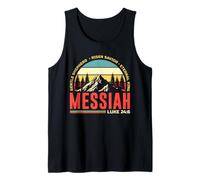 MESSIAH RISEN SAVIOR ETERNAL KING. LUKE 24:6 Tank Top