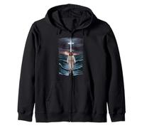 Messiah Water Storm Holy Saint God Zip Hoodie