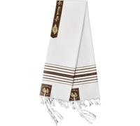 Messianic Tallit Prayer Shawl Israel Yeshua Light of the World Messianic Shawl Wraps Jewish Israel Prayer Scarf for Men Women