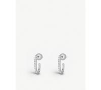Messika Messika Gatsby 18ct White-Gold and Diamond Hoop Earrings White Gold