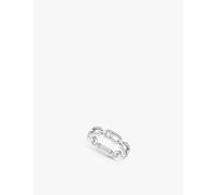 Messika Messika Move Link Pavé 18ct Gold and 0.43ct Diamond Ring White Gold N.5