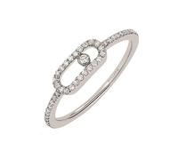 Messika Move Uno Pave 18ct White Gold 0.15ct Diamond Ring - N MSK-008/N
