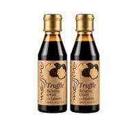 Messino Greek Truffle Balsamic Cream - Pack of 2 x 250ml (500ml Total) | Gourmet Dressing for Salads, Meat, Pasta & Desserts | Vegan, No Added Sugar