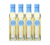 Messino White Vinegar with Basil, Pack of 4 x 250 ml (Total: 1 L)