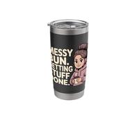 Messy Bun Getting Stuff Done Stainless Steel Insulated Tumbler