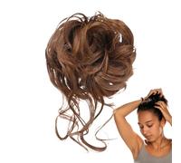 Messy Bun Hair Clip,Wavy Curly Fake Hair Bun Extensions Ponytail Hairpieces | Styling Accessories Ponytail Holder Hairpieces for Wedding Dating Casual Bride Event Party