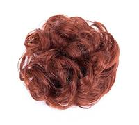 Messy Bun Hair Piece for Women 1 Pack Messy Bun Hair Piece Hoop Synthetic Puffy Wavy Ponytail Thick Elastic Band Women's Accessories Hair Bun Piece(01)