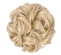Messy Bun Hair Piece for Women 1pc Messy Bun Hair Slice Synthetic Curly Ponytail Extensions Elastic Bungee Ties for Daily Wear Hair Bun Piece(8)