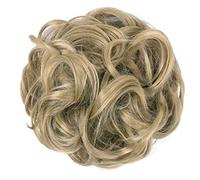 Messy Bun Hair Piece for Women 1pc Messy Bun Hair Slice Synthetic Curly Ponytail Extensions Elastic Bungee Ties for Daily Wear Hair Bun Piece(J24)