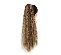 Messy Bun Hair Piece for Women 24" Long Curly With Drawstring Puff Ponytail Hair Extension Synthetic Clip Bun for Women's Everyday Use Hair Bun Piece(12)
