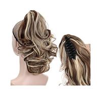 Messy Bun Hair Piece for Women Short Wavy Ponytail Hair Extensions Ladies Synthetic Ponytail Claw Clip For Everyday Use Party Ponytail Wig Hair Bun Hair Extensions Hair Scrunchies(05)