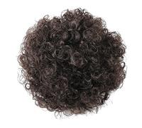 Messy Bun Hair Piece for Women Synthetic Afro Puffs with Drawstring Hair Pieces Ponytail Bun Updo Extensions For Women Short Curly Hair Bun Piece(Q9-2)