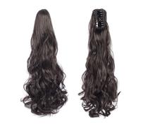Messy Bun Hair Piece for Women Synthetic Bun Ponytail Hair Extensions 22 Inch Long Curly Wavy Wig Claw Clip Hair Bun Piece(SH88 2)