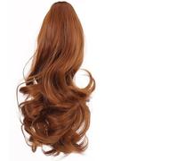 Messy Bun Hair Piece for Women Synthetic Short Wave Big Claw Clip Ponytail Hair Extension Wig Bun Ladies Accessories Hair Bun Piece(SW184-30)