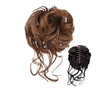 Messy Bun Hair Piece,Wavy Curly Bun Hair Pieces for Women | Volume Style Claw Ponytail Holder Hairpieces for Girls Ladies Bride Girlfriend