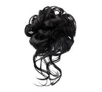 Messy Bun Hair Piece,Wavy Curly Fake Hair Bun Extensions Ponytail Hairpieces | Styling Accessories Ponytail Holder Hairpieces for Wedding Dating Casual Bride Event Party