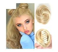 Messy Bun Hair Space Bun Synthetic Hair Pieces 2pcs Mini Claw Clip Messy & Cat Ears Fake Hair Bun Extensions Wig Accessory Hairpieces Hair Bun Pieces for Women(105)