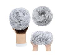 Messy Bun Hair Synthetic Hair Bun Extensions Messy Curly Elastic Hair Scrunchies Hairpieces 55g Chignon Updo Hair Pieces for Women Hair Bun Pieces for Women(A)