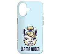 Messy Bun Llama Queen Women Funny Llama Lovers Case for iPhone 17
