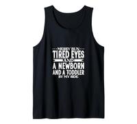 Messy Bun Mom - Newborn and a Toddler Tank Top