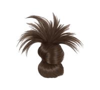 Messy Bun Wig Hairpiece, Claw Clip Faux Hair Updo, Volumizing Curly Bun Extension, Quick & Easy Styling Tool, Natural-Look Synthetic Fiber, Girls Party Travel Event, Average Size