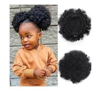 Messy Bun, Wig Small Roll Drawstring Black Women High Temperature Silk Curly Hair Bag Fluffy,Bun for Hair(Brown)