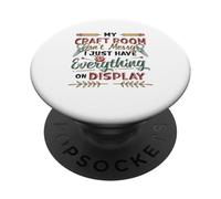 Messy Craft Room Everything On Display Crafter PopSockets Adhesive PopGrip