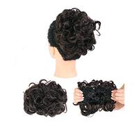 Messy Curly Bun Hair Extension Wig Easy Stretch Comb Clips In Ponytail Extensions for Women Donut Hair Bun Piece