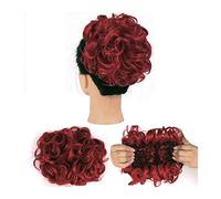 Messy Curly Bun Hair Extension Wig Easy Stretch Comb Clips In Ponytail Extensions for Women Donut Hair Bun Piece