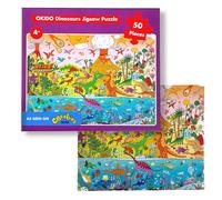 Messy goes to OKIDO 50 Piece Puzzle Dinosaur Puzzles for 4+ Year Olds - Jigsaw Puzzles for Kids