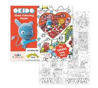 Messy goes to OKIDO - Body Clinic Colouring Sheets for Kids -100 x 70cm Colouring Poster - for 3-7 Year Olds